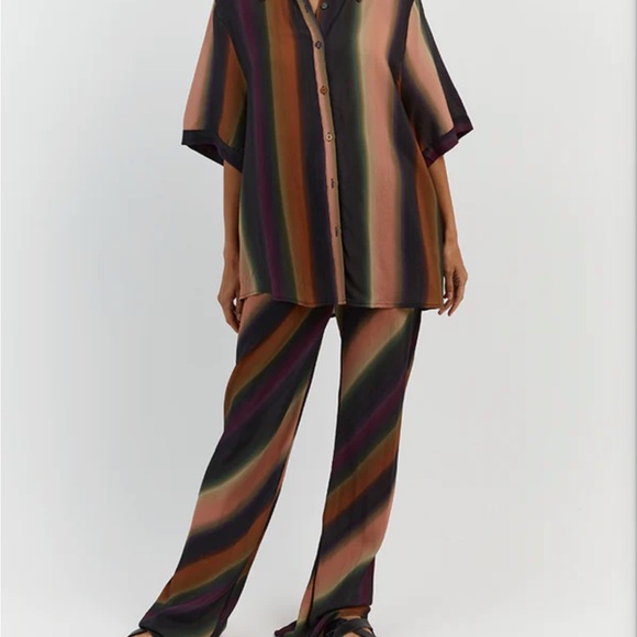 Dissh Lulu Ombré Bias Cut Pant Multi - Picture 2 of 5